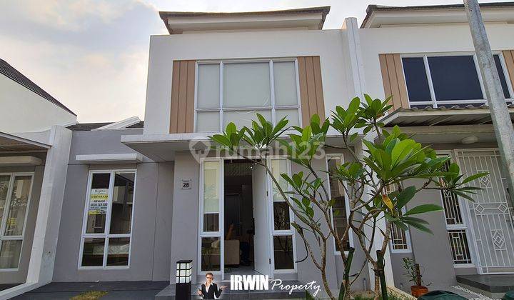 RUMAH BERLANTAI MEZANNINE CANTIK FULL FURNISHED DI PARAMOUNT PETALS 1