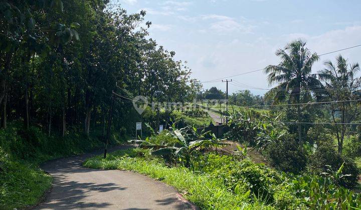 tampak depan dijual tanah cijeruk cibalung murah