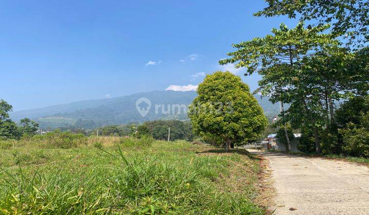 dijual tanah cijeruk murah view gunung salak cocok untuk villa 1