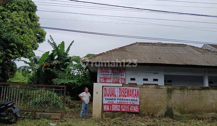 Jual Tanah 400 m2 bonus rumah di Rangkasbitung, pinggir jalan dan pinggir jalan tol 1