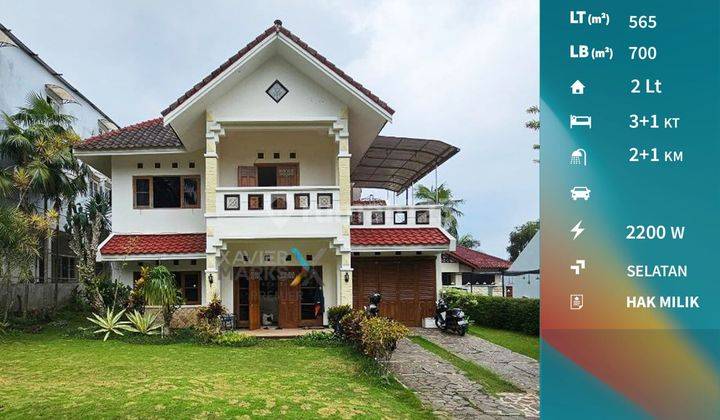 Rumah Villa Full Furnish di Villa Kusuma Estate Malang 1