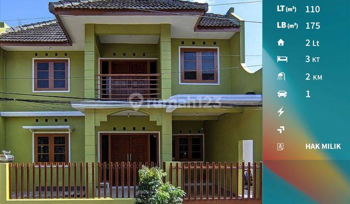 Rumah Dekat Kampus Row Jalan Lebar di Jl Ikan ikan Malang 1