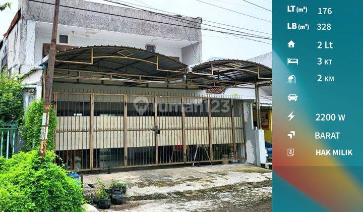 Rumah Usaha 2 Lantai Daerah Ciliwung Malang Kawasan Kuliner 1