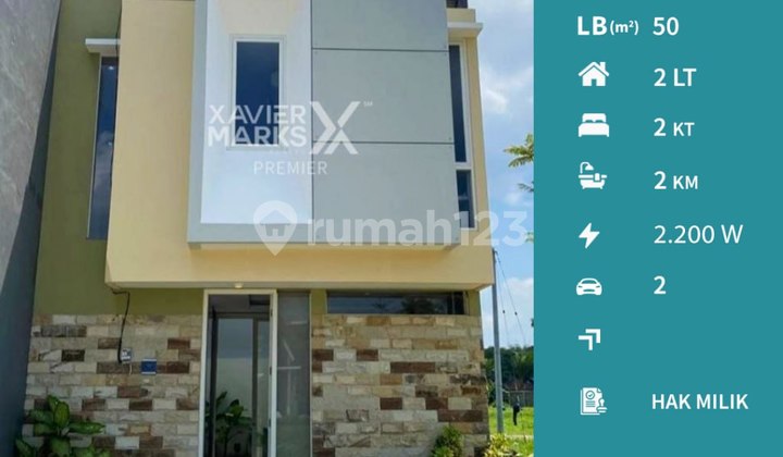 Rumah Baru 2 Lantai Minimalis di Tumenggung Suryo Malang 1