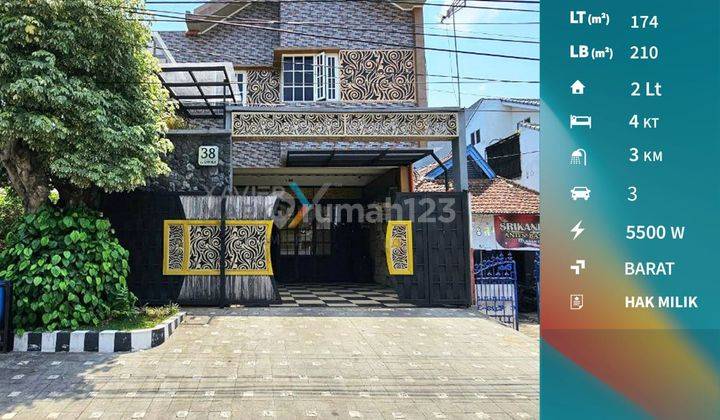 Rumah Jalan Sungai sungai Malang Row Jalan Lebar 1