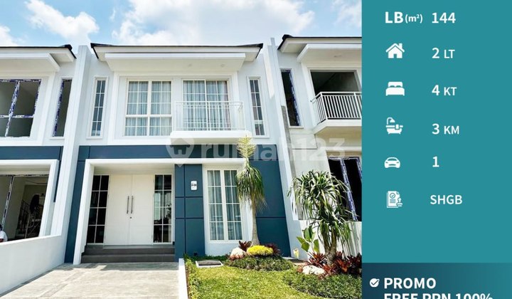 Rumah Full Furnish Bangunan Baru di Green Orchid Malang