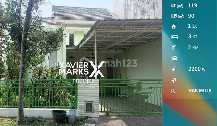 Rumah Pusat Kota Dekat Kampus Brawijaya di Permata Jingga Malang 1