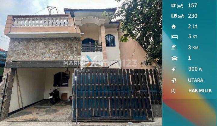 Rumah 2 Lantai Bangunan Terawat di Jl Teluk teluk Malang 1