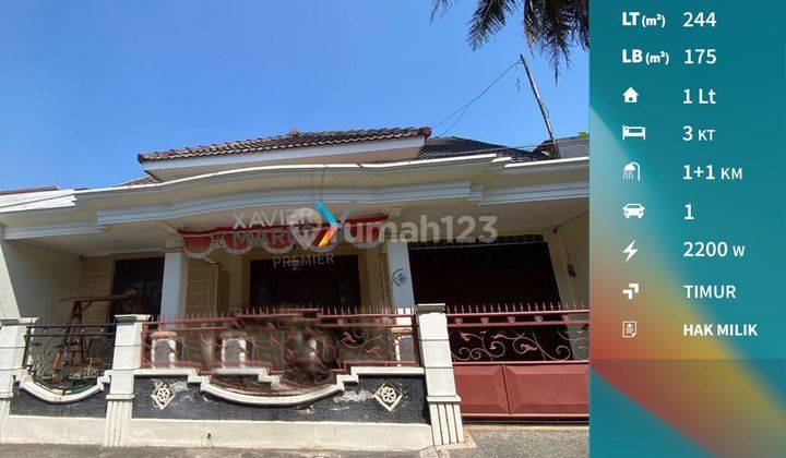 Rumah Aksen Jawa Bangunan Terawat di Bumiayu Malang 1