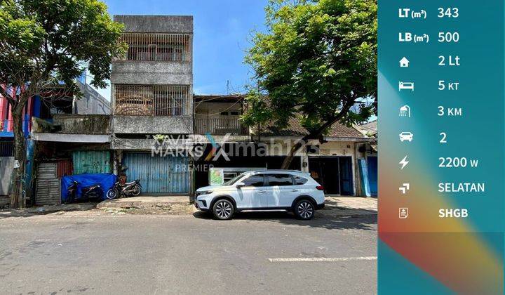 Dijual Rumah Usaha Strategis di Jalan Zaenal Zakse Jodipan Kota Malang 1