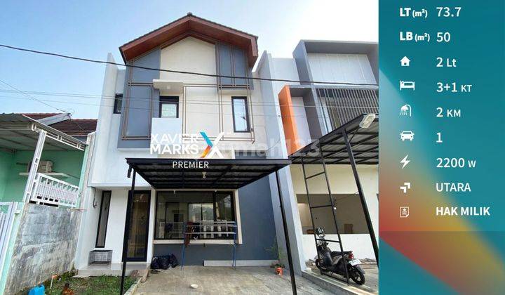 Termurah Rumah Modern Sudah Smarthome di Saptorenggo Pakis  1