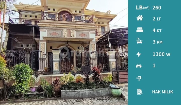 Dijual Rumah Danau Danau Sawojajar Malang Lingkungan Nyaman 