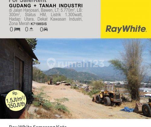 DIJUAL TANAH INDUSTRI DI DAERAH UNGARAN - BAWEN 1