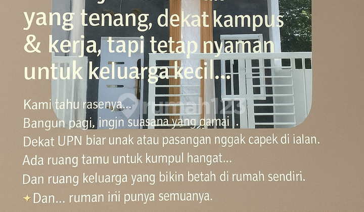 Rumah 2 Lantai Siap Huni Dekat Upn-medayu Utara Sby Timur 665 Jt 1