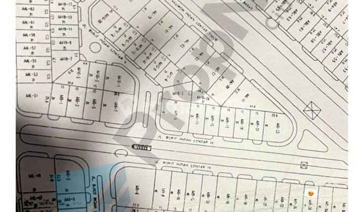 ISTIMEWA Tanah kavling raya VBI Pakuwon Indah Villa Bukit Indah 2