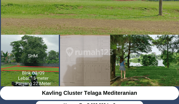 Dijual Tanah Kavling di Cluster Telaga Mediterania Citra Raya 1