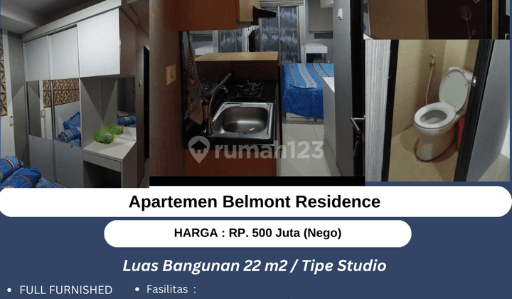 Dijual Apartemen Belmont Residence  1