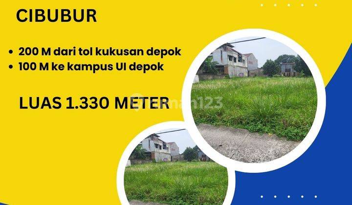 Tanah di Kukusan, Depok, Depok 1.330 m² 1