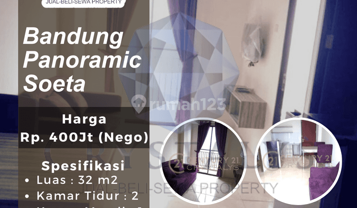 Dijual Apartement Bandung Panoramic Soeta 1