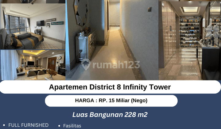 Dijual Apartemen District 8 Infinity Tower 1