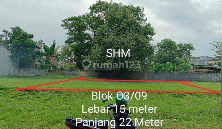 Dijual Tanah Kavling di Cluster Telaga Mediterania Citra Raya 2