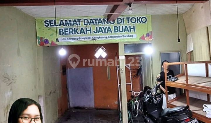 For Sale, Mrs. 2-Street Main Road Shop House with 2 Doors, Soreang-Banjaran Street. 1