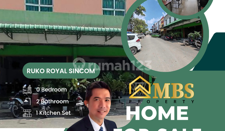 Jual Cepat‼️2 Unit Ruko Royal Sincom