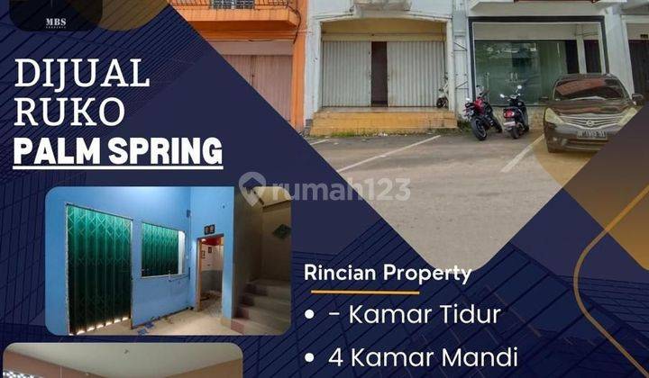 DIJUAL
Ruko 3,5 Lantai Siap Pakai PALM SPRING Batam Center 1