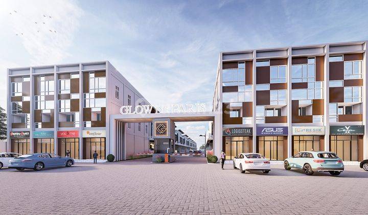 Ruko di Jl. Parit H. Husin 2, Ruko Glow De Paris 1