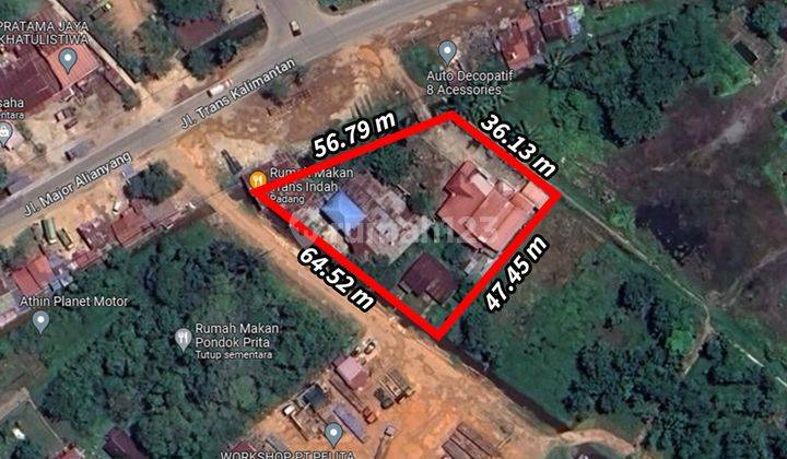 Dijual Tanah Tepi Jalan Jl. Trans Kalimantan 1