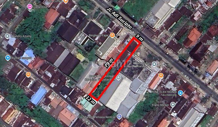 Dijual Tanah Lokasi Strategis di Jl. Adi Sucipto 1