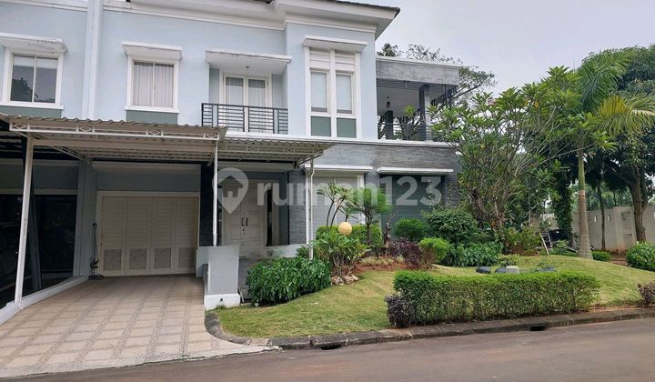 Rumah Hoek Full Furnish Di Cluster Aquamarine Gading Serpong