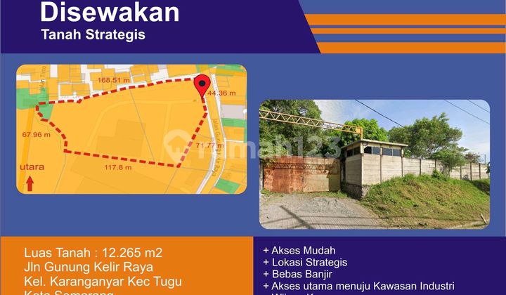 Land for Rent Near Wijayakusuma Industrial Area 1