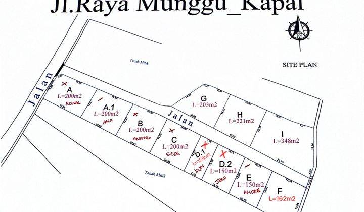 Tanah Kavling Munggu Kapal Badung 1