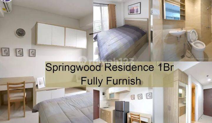 Apartemen Springwood Residence Studio Bagus Dekat Ke Alam Sutera 1