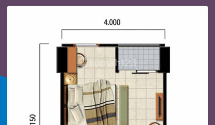 *Silvia* Jual Apartemen Ayodhya Residences Tower Indigo Furnished View Pool Lt.Rendah 10