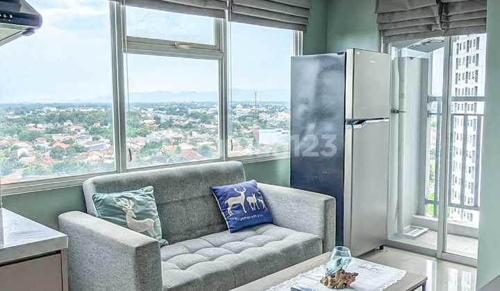 For Sale Serpong Garden Apartment Strategic Location BSD Near Cisauk Station, Eon Mall, Campus, Furnished