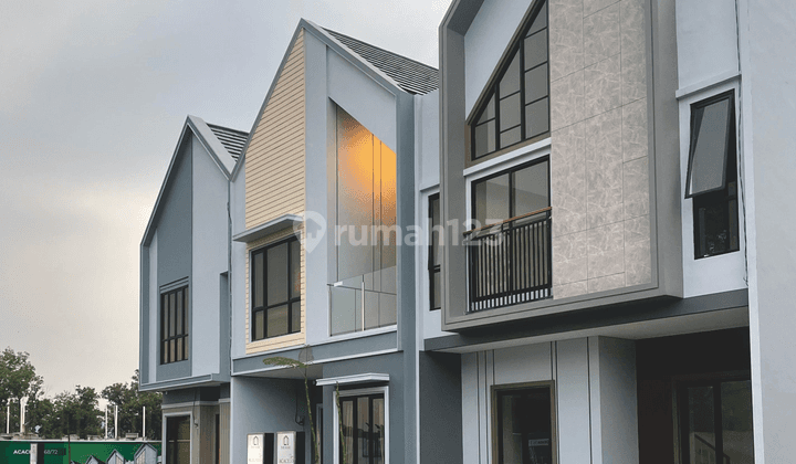 Rumah 2 Lantai Desain Jepang Modern Hanya 10 Menit Ke Tol B O R R 1