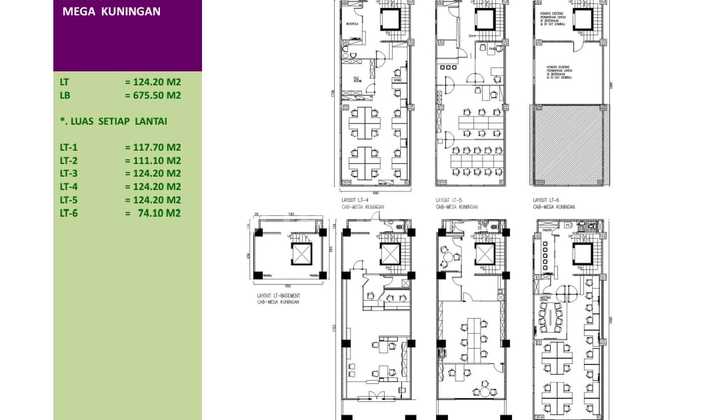 For Sale 6-Storey Shophouse Mega Kuningan East South Jakarta 2