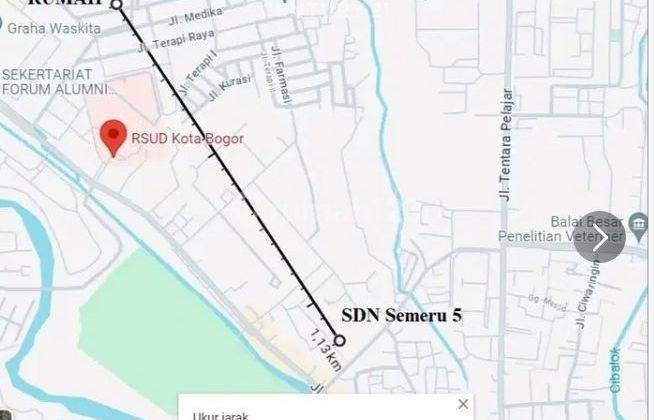 Dijual Rumah Lokasi Strategis Jl Medika III  Bogor Barat 2