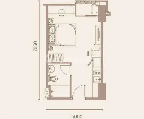 Siap huni siap sewa apartment baru di cipayung jakarta timur  free ac dan water heater promo DP 0% hanya booking fee bisa akad dan langsung nyicil tanda DP2 1