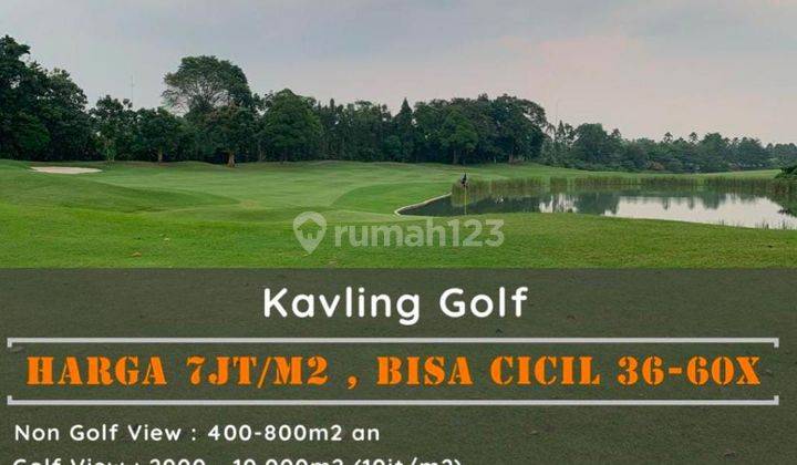 TANAH KAVLING CLUSTER VIEW GOLF DI CIMANGGIS GOLF ESTATE 1