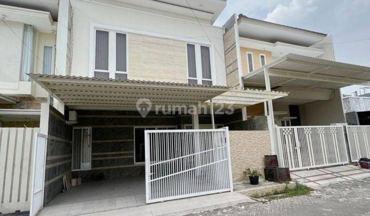 Jual Rumah Sutorejo Utara Surabaya Timur Modern Minimalis 2 Lantai Siap Huni Shm 1