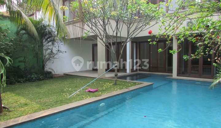 For Rent House in Cilandak, South Jakarta, One Gate System and Swimming Pool, Nice House in Cilandak 2