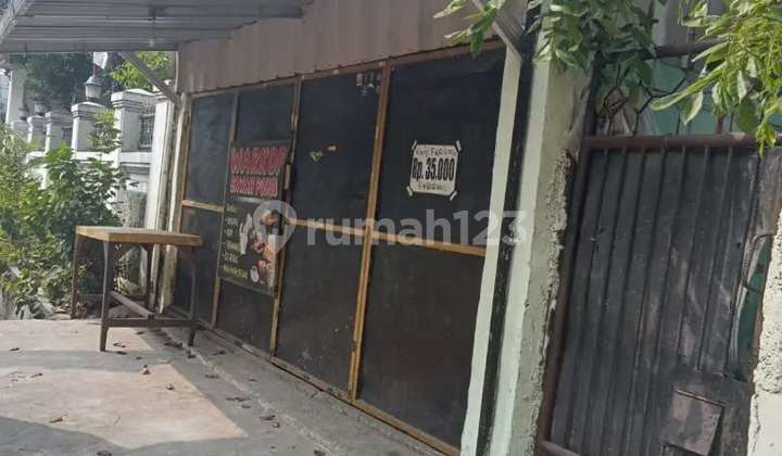Rumah Tua Tinggal Bongkar Pinggir Jalan Raya Sebelah Pasar, 800 Meter ke Jalan Raya Daan Mogot