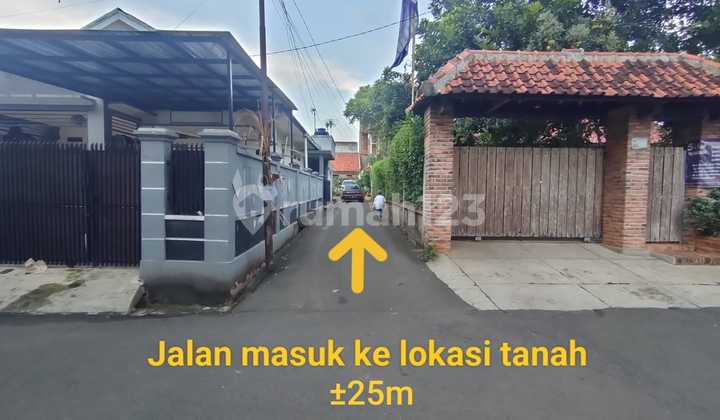 Tanah masuk gang akses 1 mobil area Ceger, 100 meter ke Jalan Gempol Raya 1