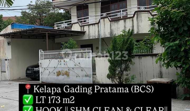 Rumah Strategis Hitung Tanah di Gading Pratama, Kelapa Gading Bcs