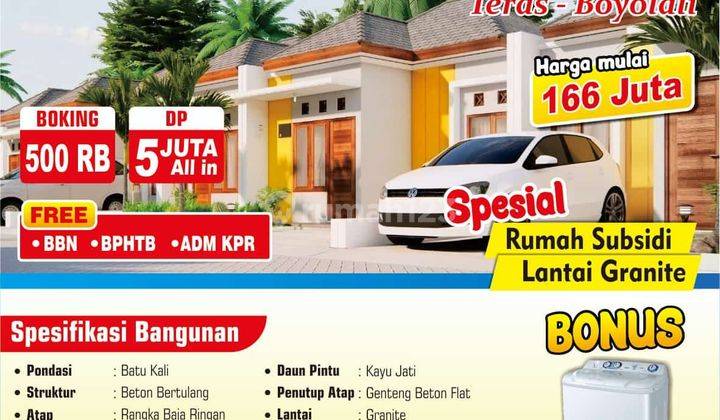 Rumah Subsidi Mewah Type 30/60 Kota Boyolali  2