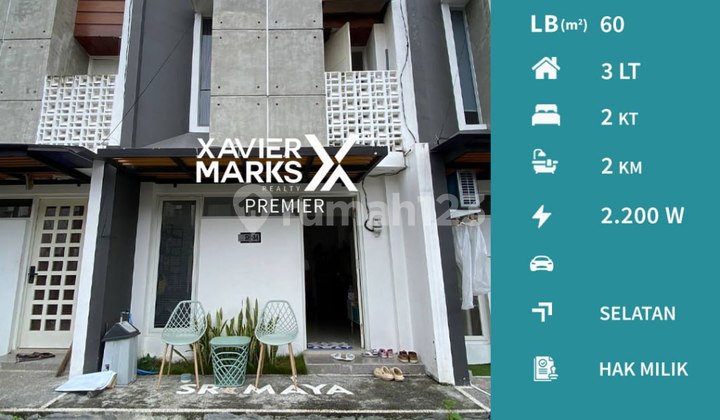 Rumah Konsep Landed Apartement Dijual Murah + Furnish
