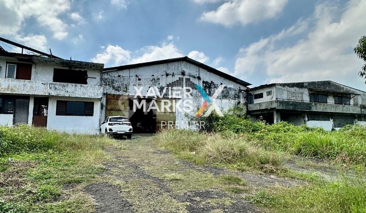 Gudang Dijual Cocok untuk Pabrik Akses Truk Tronton